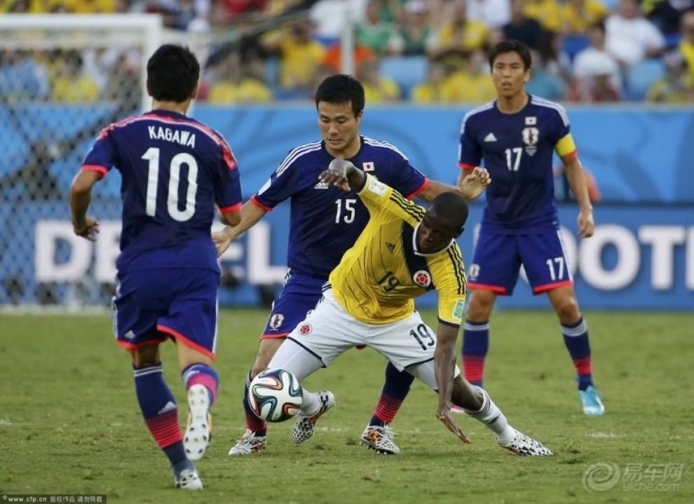 世界杯日本vs哥伦比亚 世界杯足球日本和哥伦比亚谁赢了
